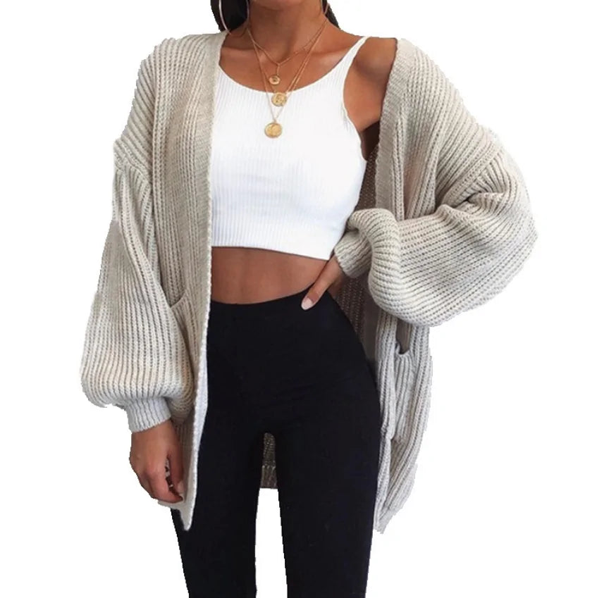 Autumn Winter Coat Loose Knitted Sweater