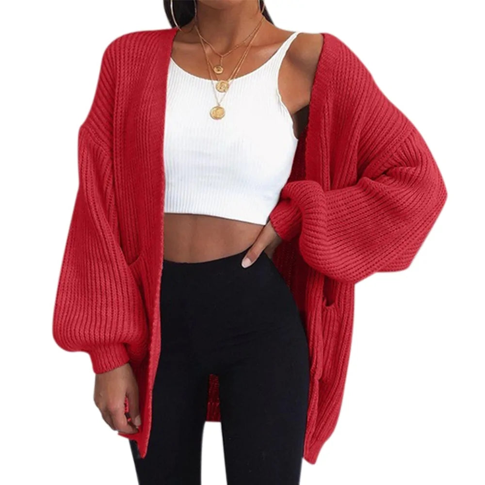 Autumn Winter Coat Loose Knitted Sweater
