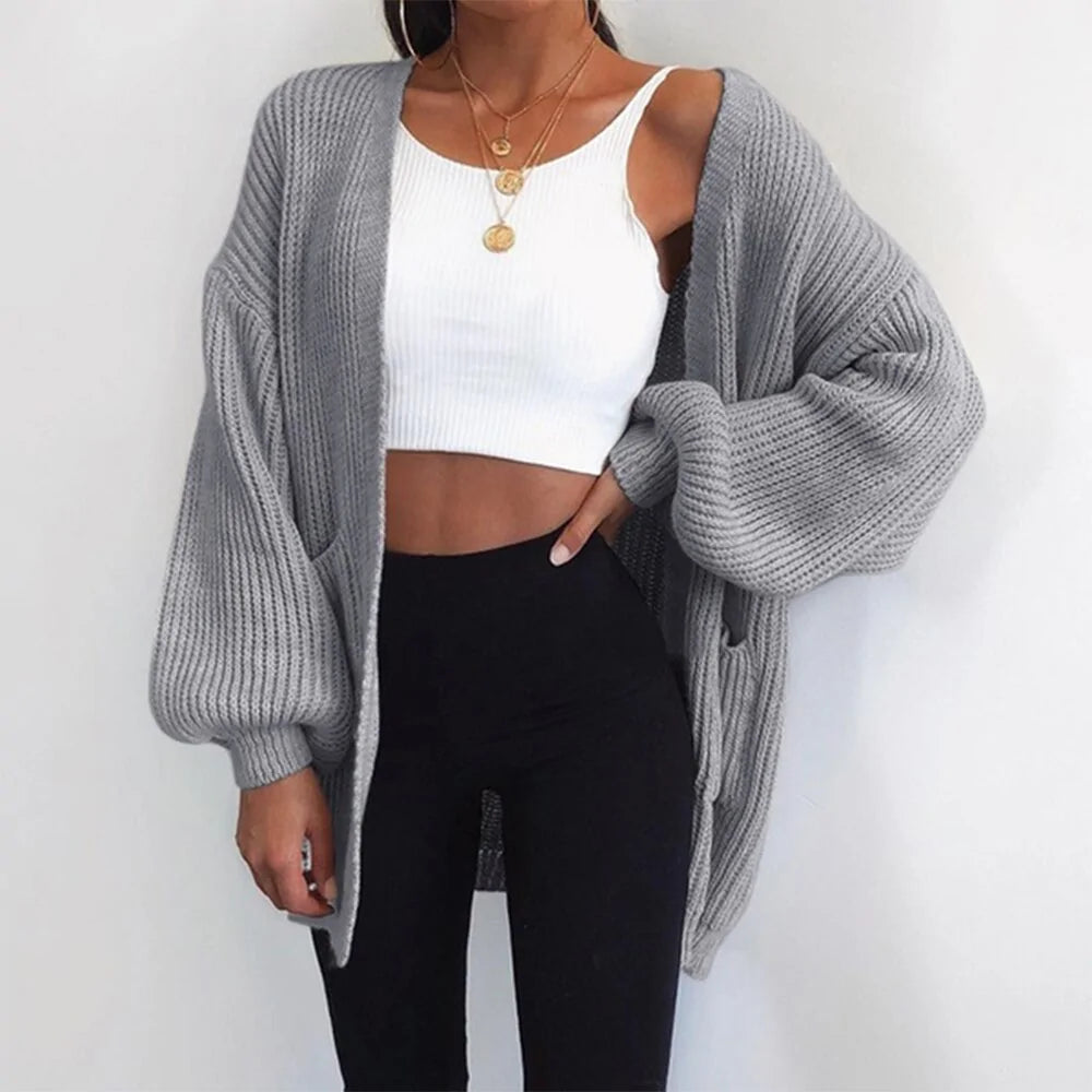Autumn Winter Coat Loose Knitted Sweater